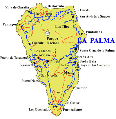 przewodnik palma mapa